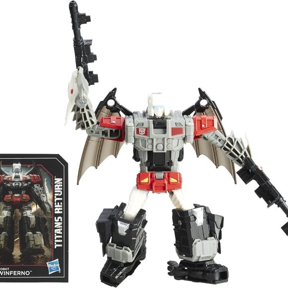 Transformers Generations Deluxe Class Titans Return DABURU & TWINFERNO SEALED - Picture 13 of 15